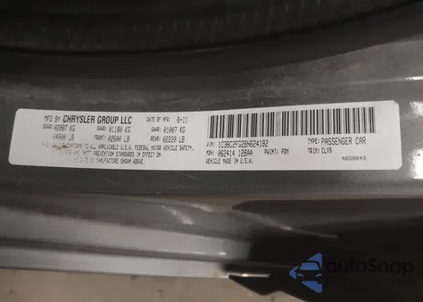 2011 Chrysler 200 Limited z USA, uszkodzony, nr VIN 1C3BC2FG2BN624182